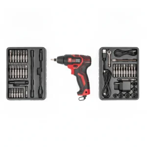 Zorak 47-Piece Cordless Rechargeable Electric Screwdriver Kit